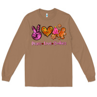 Toasted Coconut peace love cookies Long Sleeve Tee - AdoDesignShop