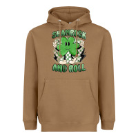 Toasted Coconut shamrock and roll Heavyweight Hoodie - MaliasSmallBusiness