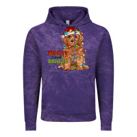 Cloud Purple merry and bright toy poodle Vintage Hoodie - RanaPortraitStore