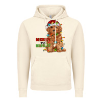Vintage Artic merry and bright toy poodle Vintage Hoodie - RanaPortraitStore
