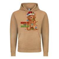 Vintage Camel merry and bright toy poodle Vintage Hoodie - RanaPortraitStore