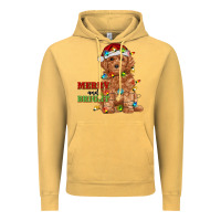 Vintage Mustard merry and bright toy poodle Vintage Hoodie - RanaPortraitStore