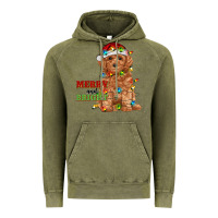 Vintage Olive merry and bright toy poodle Vintage Hoodie - RanaPortraitStore