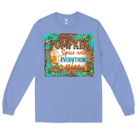 Colony Blue pumpkin spice and everything nice Long Sleeve Tee - BundleAndBundleShop