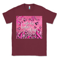 Burgundy nobody fights alone Classic Tee - AdoDesignShop