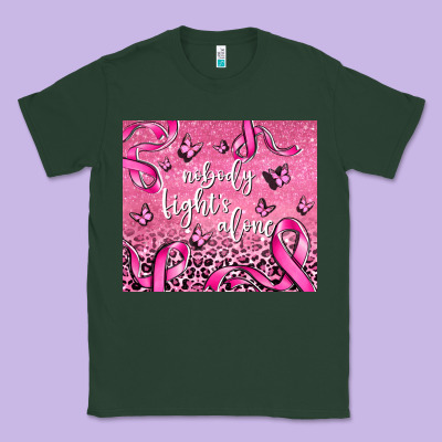 Nobody Fights Alone Classic Tee Designed By Adodesignshop