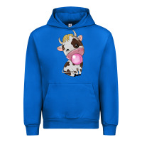 Cobalt cute cow Urban Hoodie - texasbilliewilder