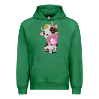 Emerald cute cow Urban Hoodie - texasbilliewilder