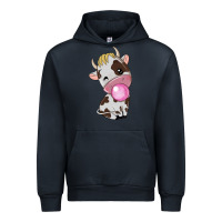 Navy cute cow Urban Hoodie - texasbilliewilder