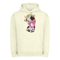 Pigment Pistachio cute cow Urban Hoodie - texasbilliewilder