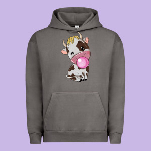 Cute Cow Urban Hoodie Designed By Texasbilliewilder