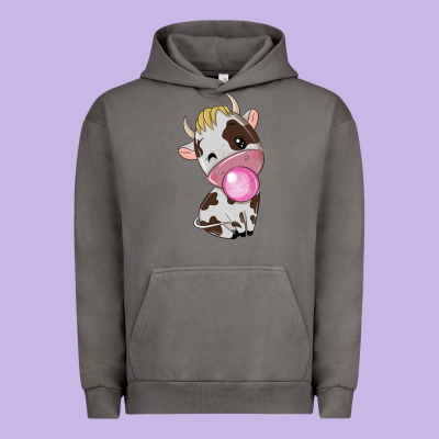 Cute Cow Urban Hoodie Designed By Texasbilliewilder