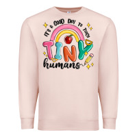 Pale Pink its a good day to teach tiny humans Premium Sweatshirt - MaliasSmallBusiness