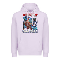 Lilac reel cool papa american flag bass fishing Premium Hoodie - LillyAllenDesigns