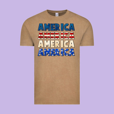 America 4th Of July Vintage Tee Designed By Cowgirlartshop