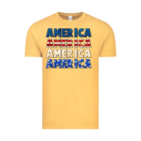 Vintage Mustard America 4th of July Vintage Tee - CowGirlArtShop