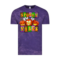 Cloud Purple spooky vibes Vintage Tee - AdoDesignShop