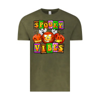 Vintage Olive spooky vibes Vintage Tee - AdoDesignShop