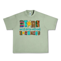 Oil Green stars cant shine without darkness Urban Heavy Tee - HRA Design Shop