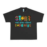 Pigment Black stars cant shine without darkness Urban Heavy Tee - HRA Design Shop