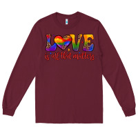 Burgundy love is all that matters Long Sleeve Tee - JahusDesignShop