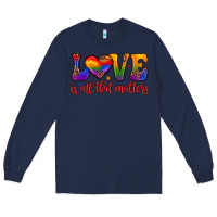 Navy love is all that matters Long Sleeve Tee - JahusDesignShop