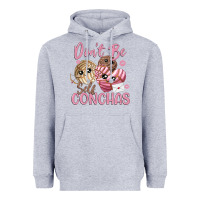 Heather Grey don't be self conchas Heavyweight Hoodie - MaliasSmallBusiness