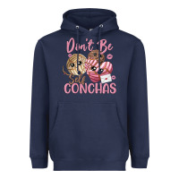 Navy don't be self conchas Heavyweight Hoodie - MaliasSmallBusiness