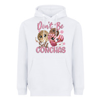 White don't be self conchas Heavyweight Hoodie - MaliasSmallBusiness