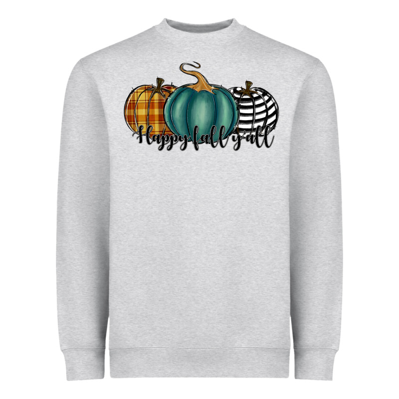 Happy Fall Y'all Pumkins Heavyweight Sweatshirt by RanaPortraitStore | Teevron