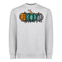 Heather Grey happy fall y'all pumkins Heavyweight Sweatshirt - RanaPortraitStore