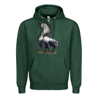Sports Green skunk Zipper Hoodie - LillyAllenDesigns