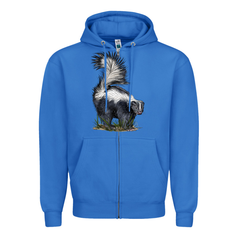 Skunk Zipper Hoodie by LillyAllenDesigns | Teevron