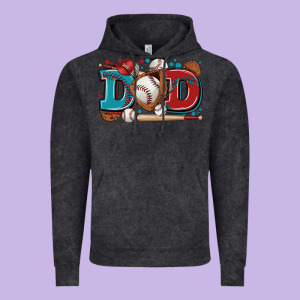 Dad Baseball Vintage Hoodie Designed By Zillion Design Studio
