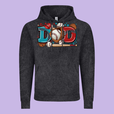 Dad Baseball Vintage Hoodie Designed By Zillion Design Studio