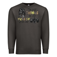 Smoke the best things in life mess up your hair Premium Sweatshirt - MaliasSmallBusiness