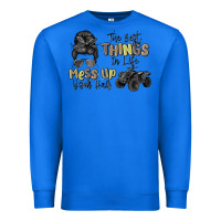 True Royal the best things in life mess up your hair Premium Sweatshirt - MaliasSmallBusiness