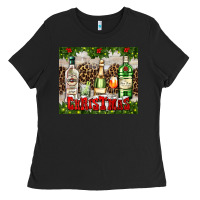Black christmas cocktail party Ladies Tee - AdoDesignShop