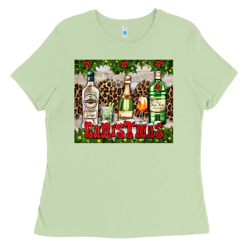 Christmas Cocktail Party Ladies Tee by AdoDesignShop | Teevron