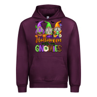 Mauve Wine halloween with my gnomies Urban Hoodie - texasbilliewilder