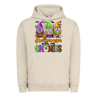 Pigment French Oak halloween with my gnomies Urban Hoodie - texasbilliewilder