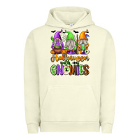 Pigment Pistachio halloween with my gnomies Urban Hoodie - texasbilliewilder