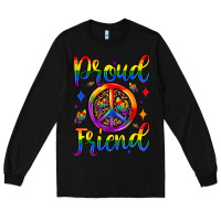 Black proud friend Long Sleeve Tee - JahusDesignShop