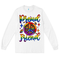 White proud friend Long Sleeve Tee - JahusDesignShop