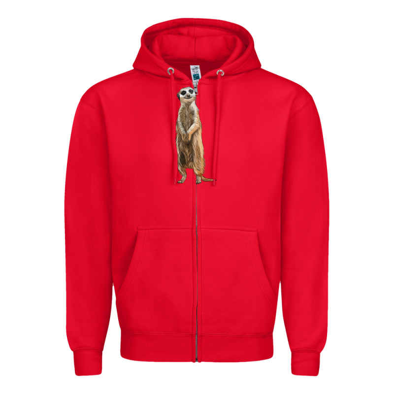 Meerkat Zipper Hoodie by LillyAllenDesigns | Teevron