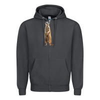 Smoke Meerkat Zipper Hoodie - LillyAllenDesigns