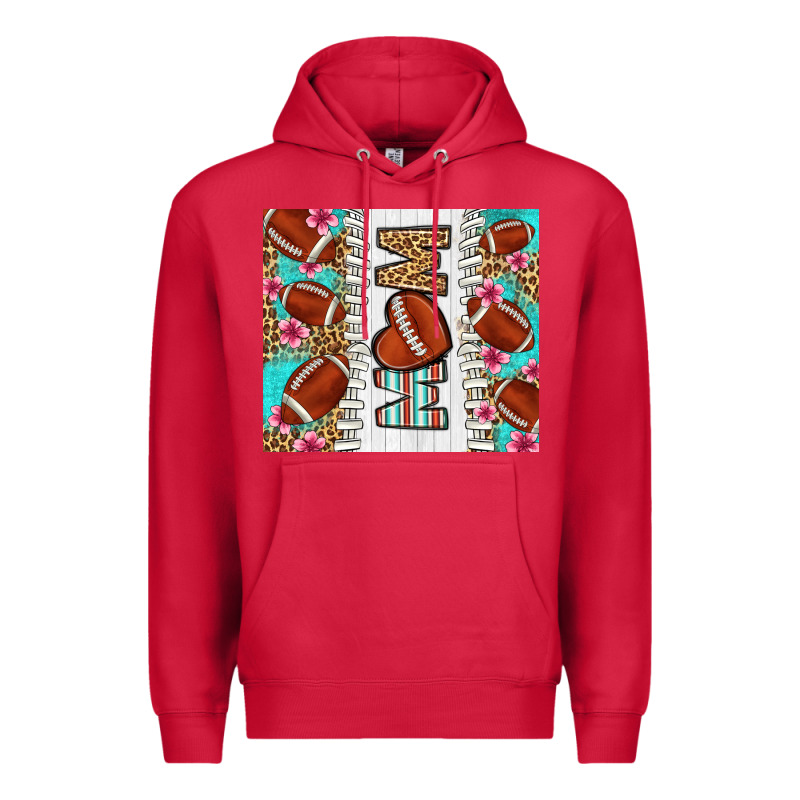 American Football Mom Premium Hoodie by LillyAllenDesigns | Teevron