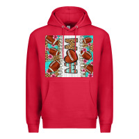 Cardinal american football mom Premium Hoodie - LillyAllenDesigns