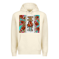Sandshell american football mom Premium Hoodie - LillyAllenDesigns