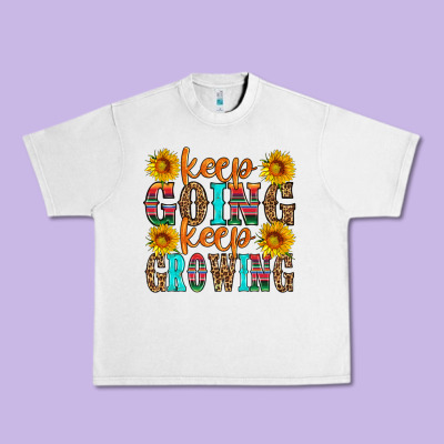 Keep Going Keep Growing Urban Heavy Tee Designed By Hra Design Shop